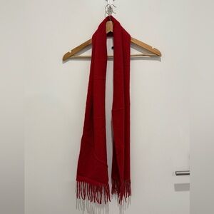 Marc Jacobs Vibrant Red Scarf